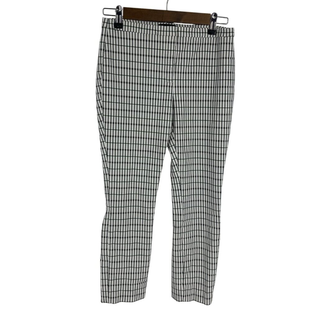 Theory Women's Capri Minimalist Novelty Print Stretchy Dress Pixie Slacks Size 4
